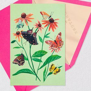 Free Hallmark butterfly card with purchase of $50